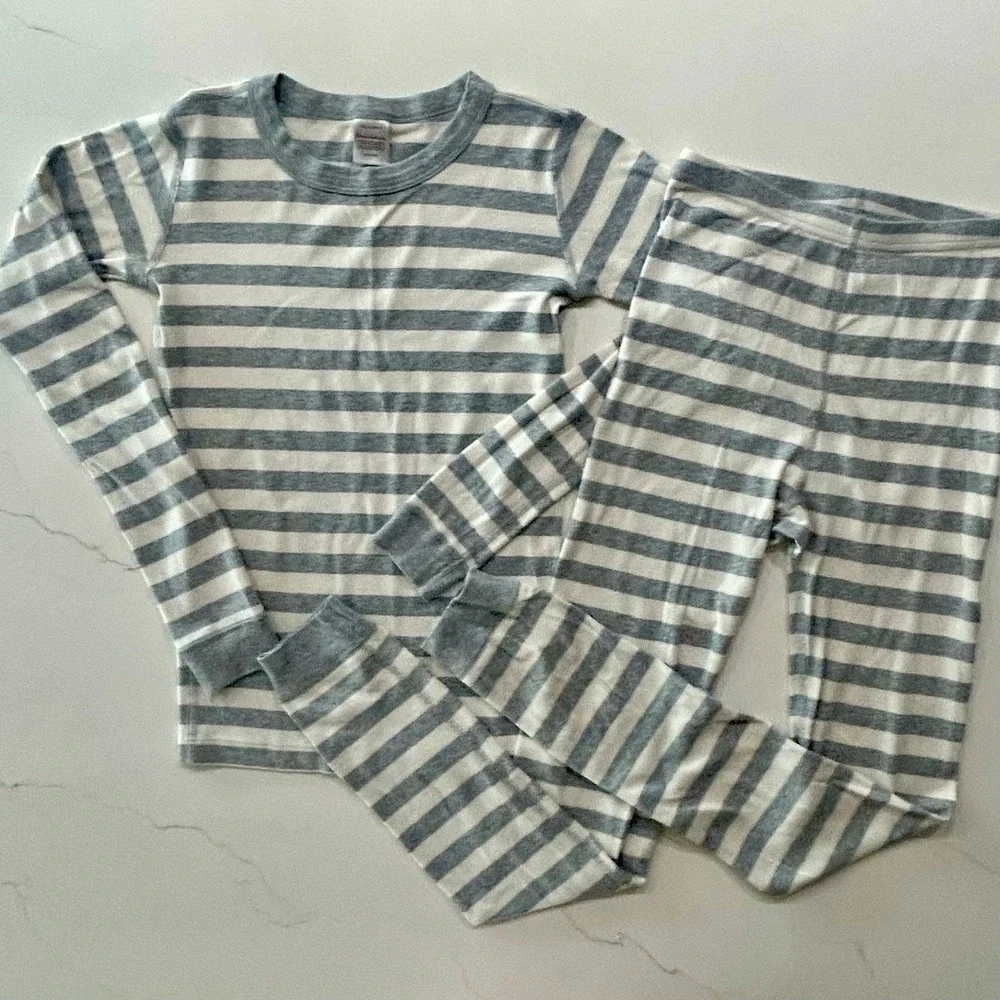 Hanna Andersson Youth Striped Pajama Set Bundle - 2 Pairs Size 14